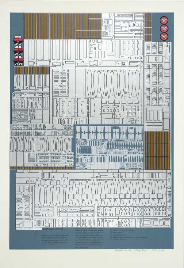 ‘War Games Revised‘, Sir Eduardo Paolozzi, 1967 | Tate