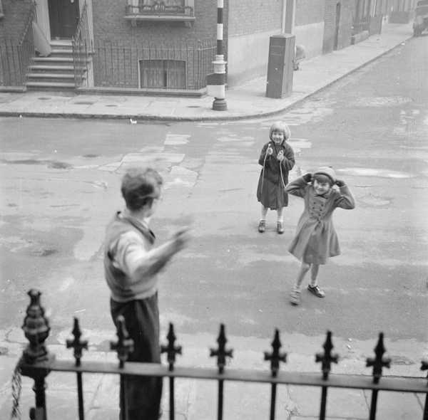Photograph showing children in the street‘, Nigel Henderson, [c.1949–c ...