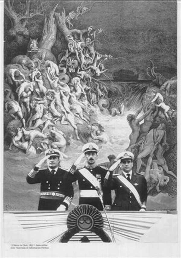 ‘The Deluge’ by Doré, 1860 + Military Junta (Photo: Public Records Office)