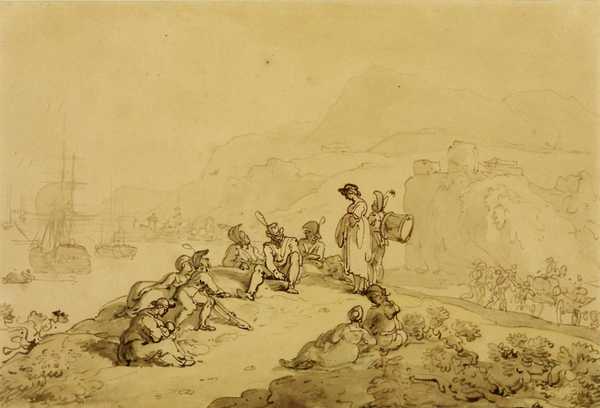 The Halt by a Hill