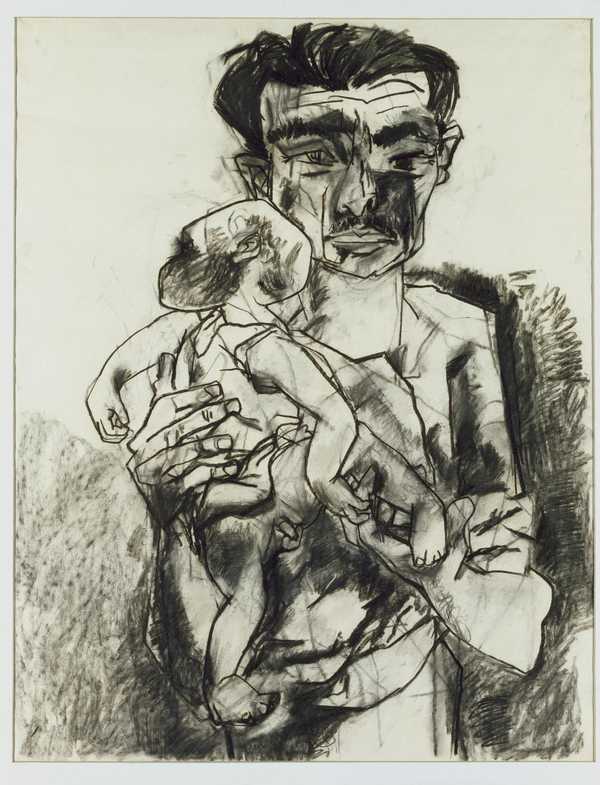 Man Carrying a Child