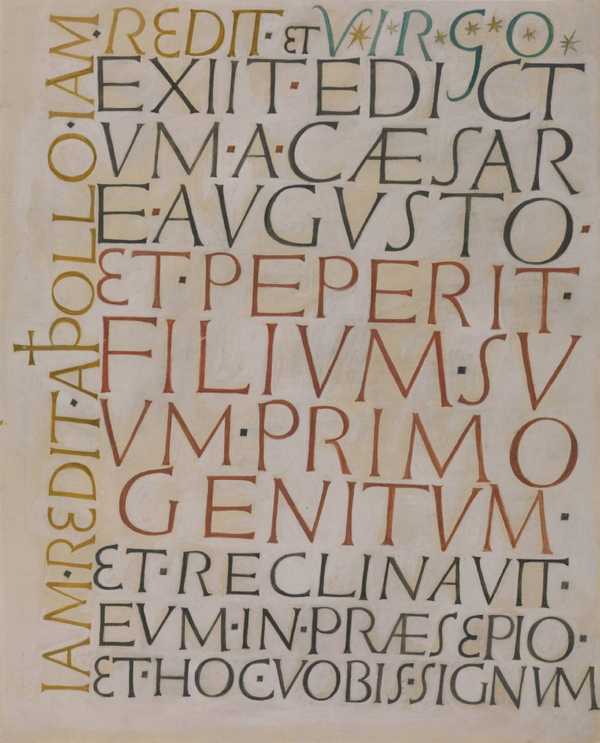 ‘Exiit Edictum‘, David Jones, 1949 Tate