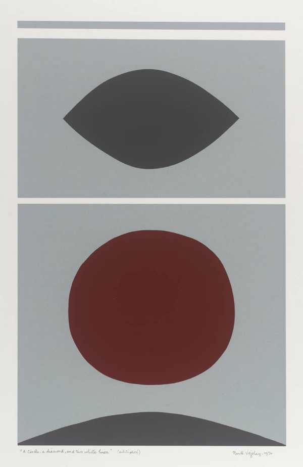 A Circle, a Diamond & Two White Lines