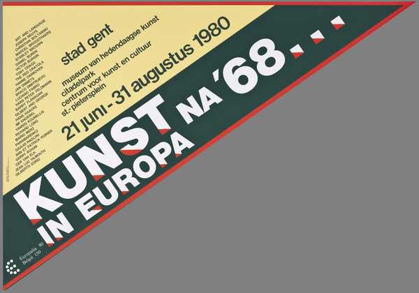 Kunst in Europa na’68. Stad gent, St Pietersplein