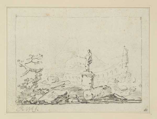 A Statue in an Amphitheatre