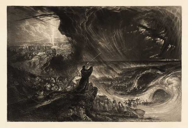 Plate from ‘Illustrations to the Bible’: The Destruction of the Pharoah’s Host