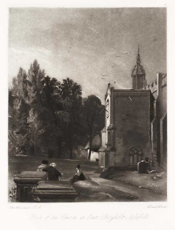 Porch of the Church at East Bergholt, Suffolk