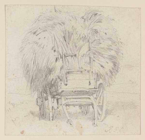 ‘A Haycart. Verso: Drawing‘, pseudo John Sell Cotman | Tate