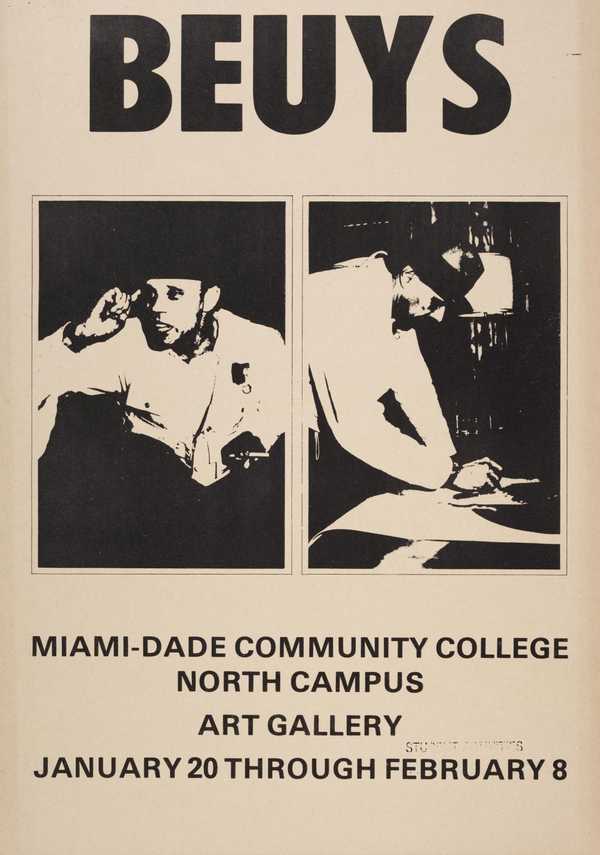 Beuys, Miami-Dade Community College