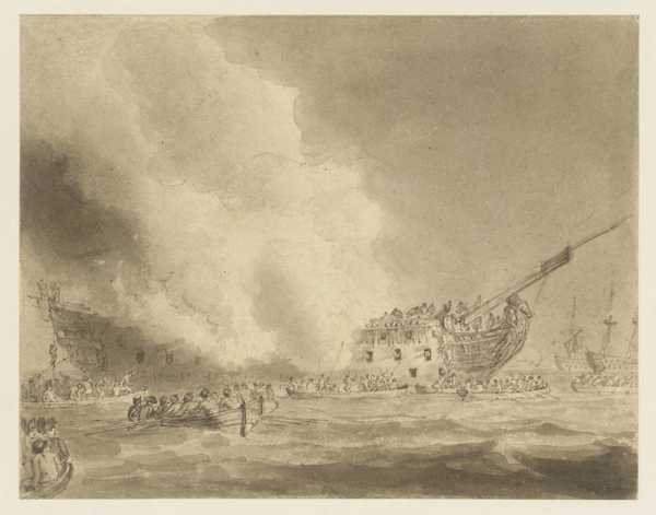 The Sinking of a Man of War