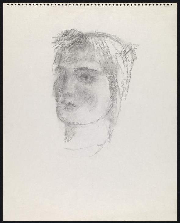 Sketch titled ‘Head and Neck of a Woman’‘, Marie-Louise Von Motesiczky ...