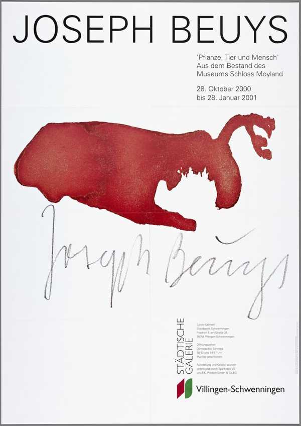 Joseph Beuys: ‘Pflanze, Tier und Mensch’. Städtische Galerie, Villingen-Schwenningen