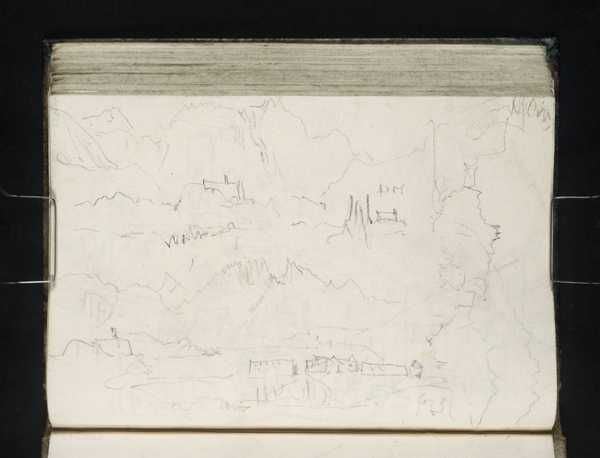 ‘Three Sketches on the Mont Cenis Pass‘, Joseph Mallord William Turner ...