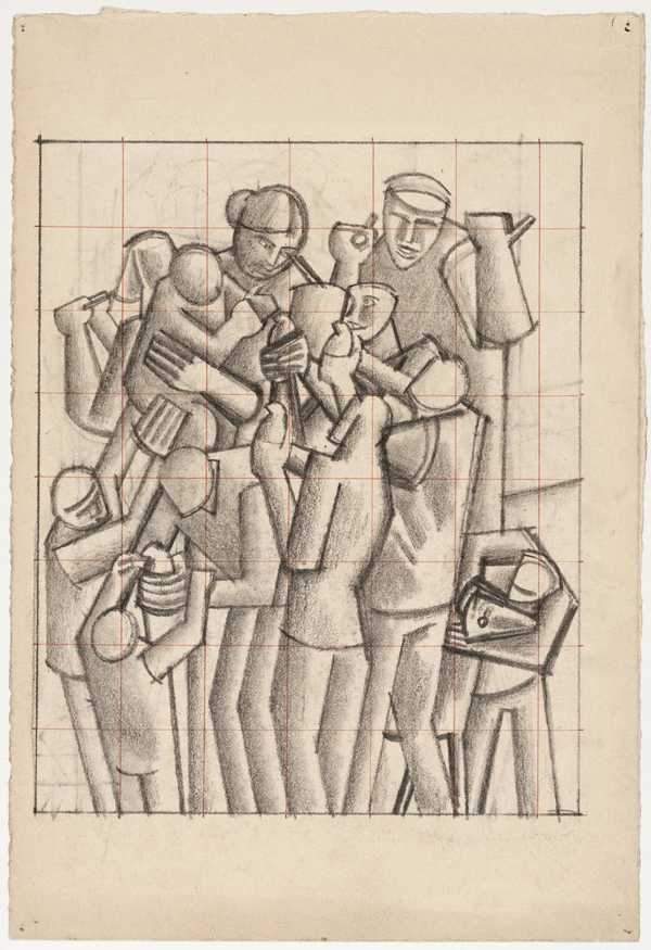 Study for ‘The Pigeon Fanciers’