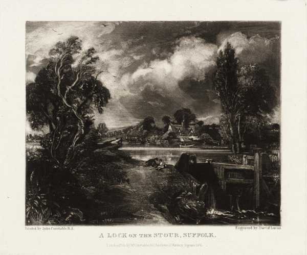 A Lock on the Stour, Suffolk