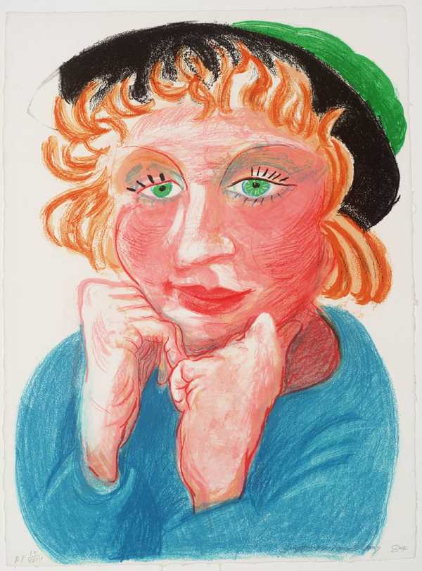 Celia with Green Hat