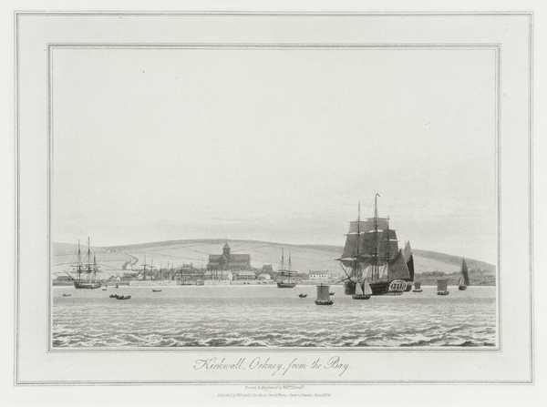 Kirkwall, Orkney, from the Bay