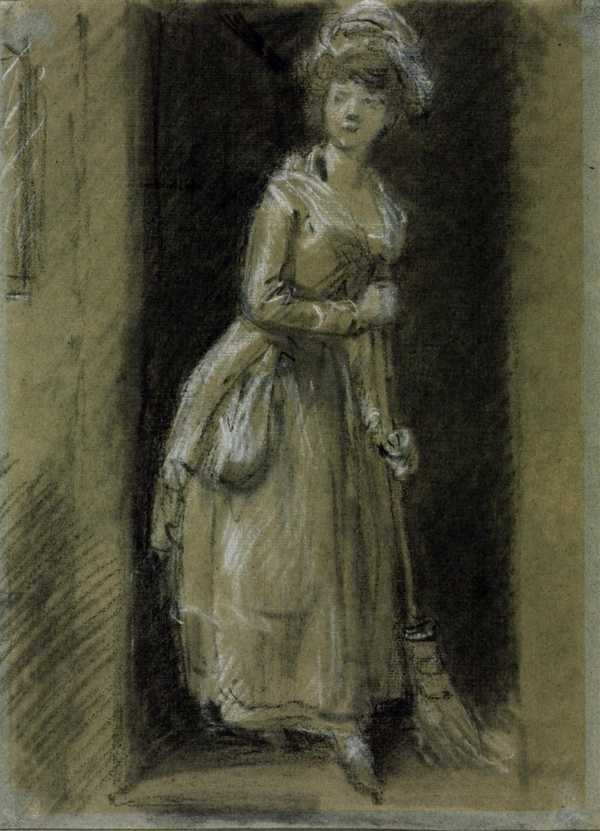 Figure Study for ‘The Housemaid’