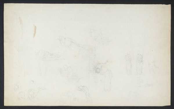 [title not known] Verso: Compositional Sketch
