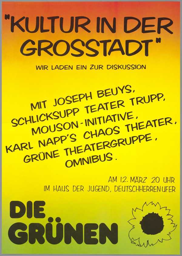 Die Grünen: ‘Kultur in Der Grosstadt’