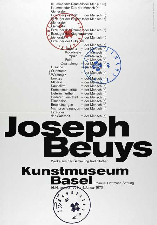 Joseph Beuys, Werke aus der Sammlung Karl Stroher