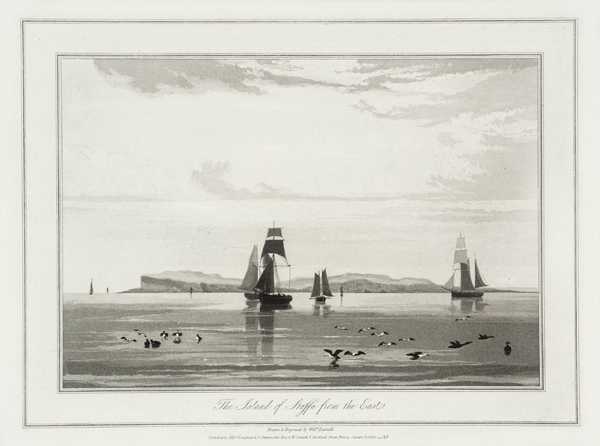 The Island of Staffa, from the East