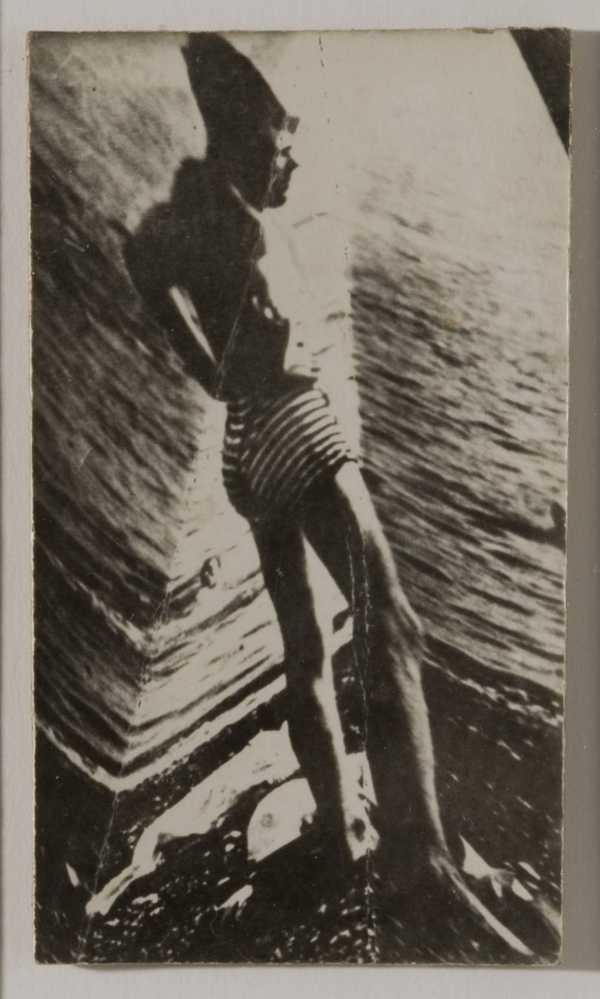 Stressed Photograph of a Bather