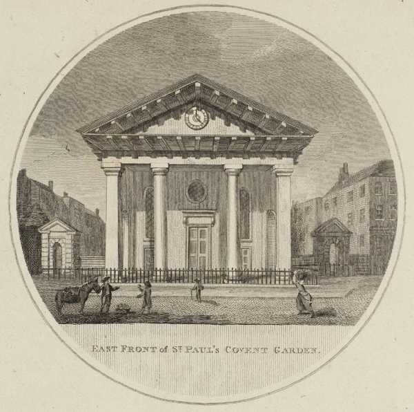 East Front of St Paul’s, Covent Garden