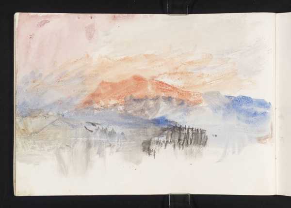 ‘The Red and Blue Rigi‘, Joseph Mallord William Turner, 1844 | Tate