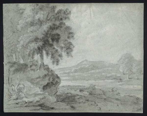 Landscape with Trees and Hills