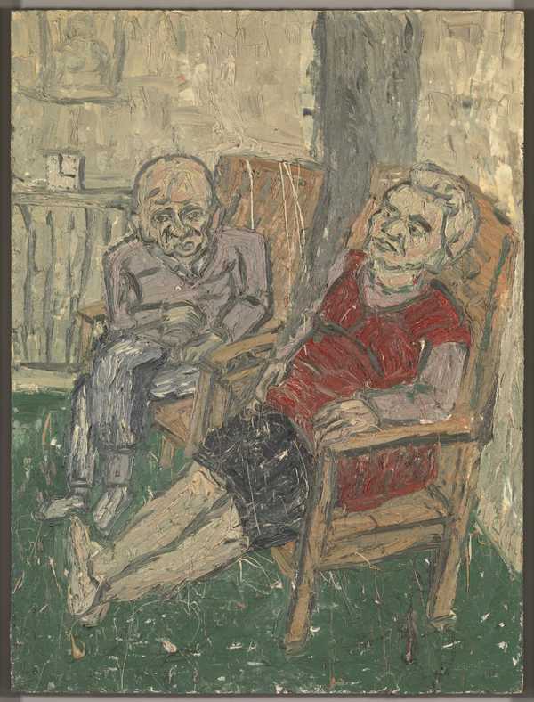 Two Seated Figures No. 2