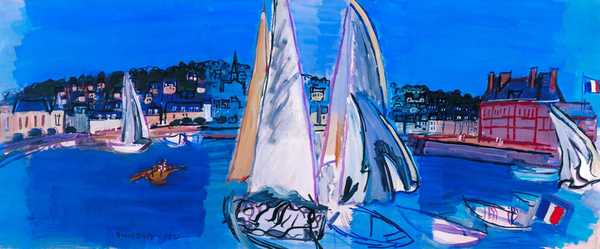 Deauville, Drying the Sails