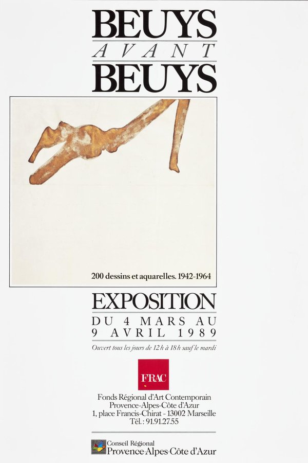 Beuys before Beuys: 200 drawings and watercolours, 1942 - 1964. Fonds Régional d’Art Contemporain, Marseille