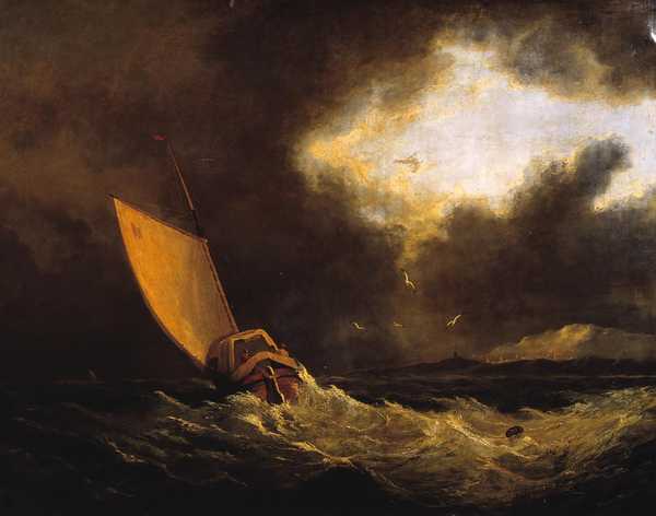 A Galiot in a Gale