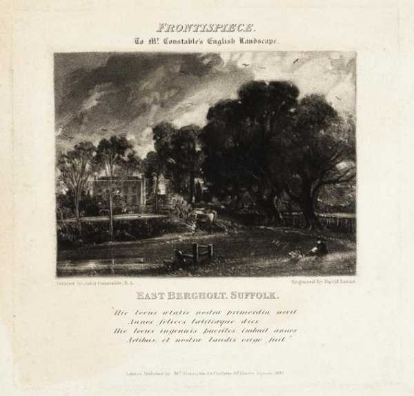 Frontispiece: East Bergholt, Suffolk