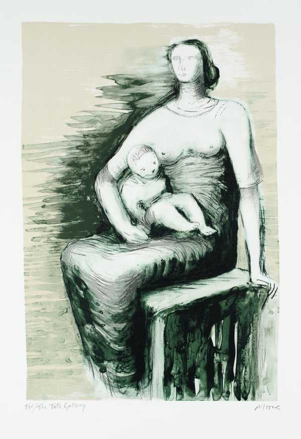 Seated Mother and Child', Henry Moore OM, CH, 1979–80 | Tate