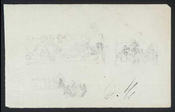 [title not known] Verso: Sketch of Tondo