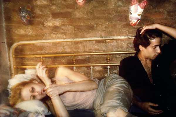 Greer and Robert on the bed, NYC