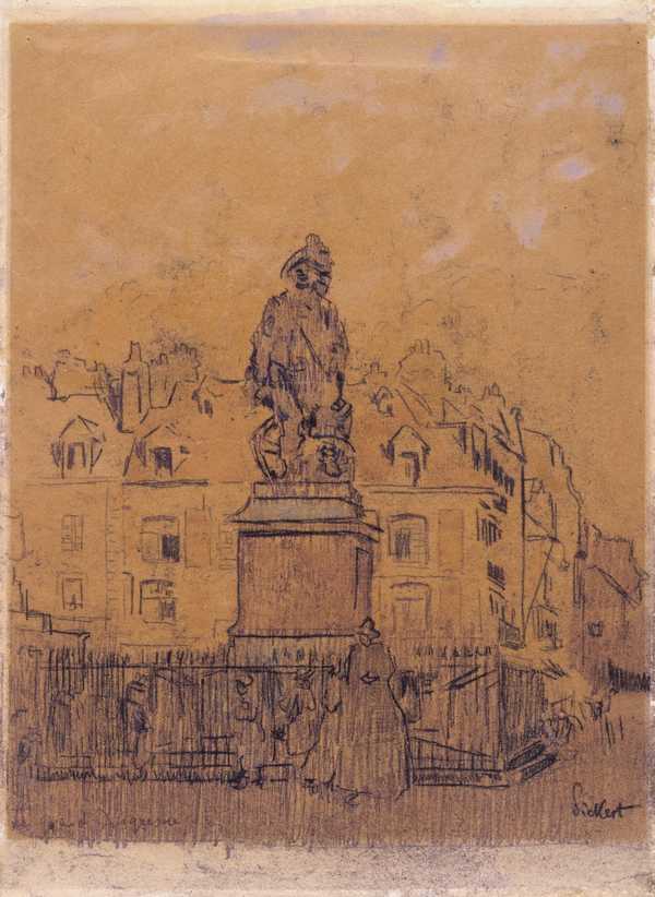 Sketch for ‘The Statue of Duquesne, Dieppe’