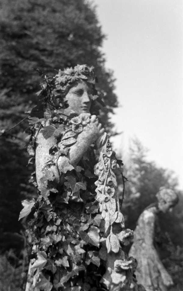 ‘Photograph of garden sculpture in Wotton House near Dorking, Surrey