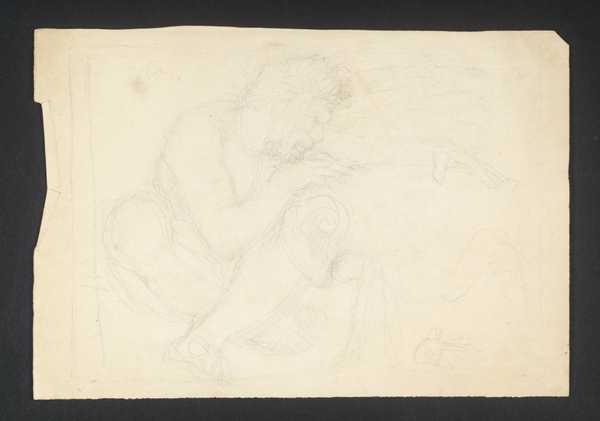 [title not known] Verso: Individual Figure Sketches