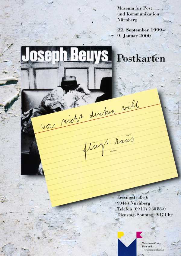 Joseph Beuys: Postcards. Museum for Post and Communication, Nuremberg