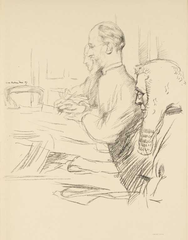 ‘The Right Rev Dr Creighton [Part III]‘, Sir William Rothenstein, 1897 ...