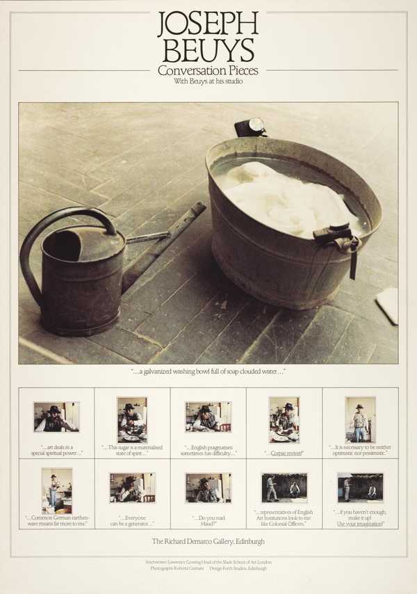 Conversation Pieces: With Beuys at his studio. Richard Demarco Gallery, Edinburgh