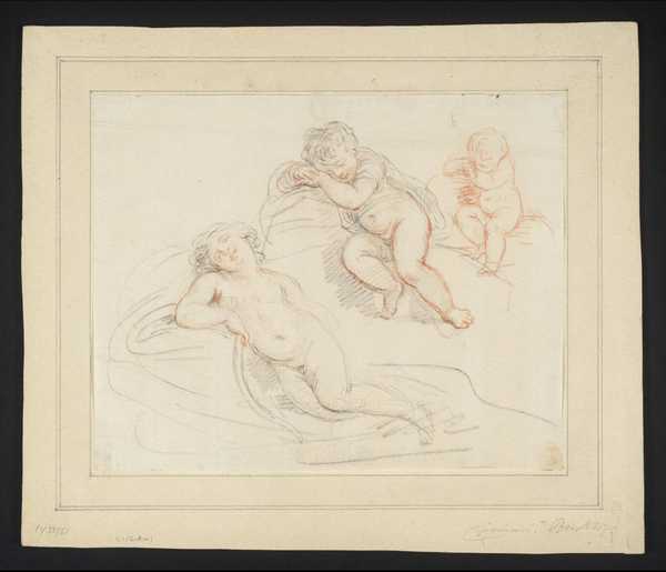 Sleeping Nymph and Putti