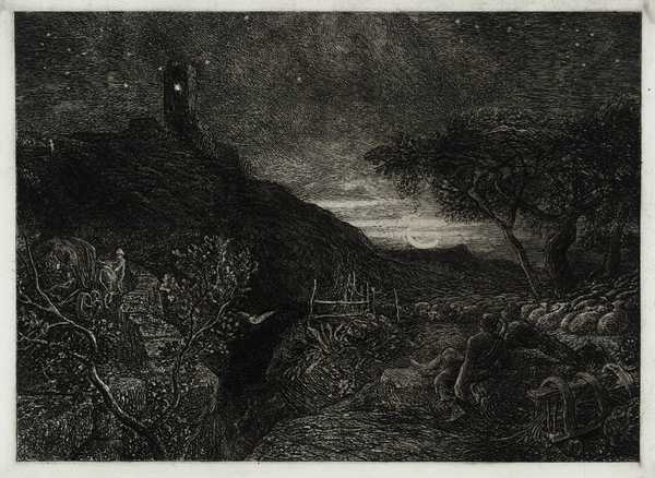 ‘The Lonely Tower‘, Samuel Palmer, 1879, reprinted 1973 | Tate