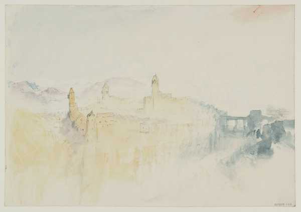 ‘Rheinfelden from the North-East‘, Joseph Mallord William Turner, 1844 ...