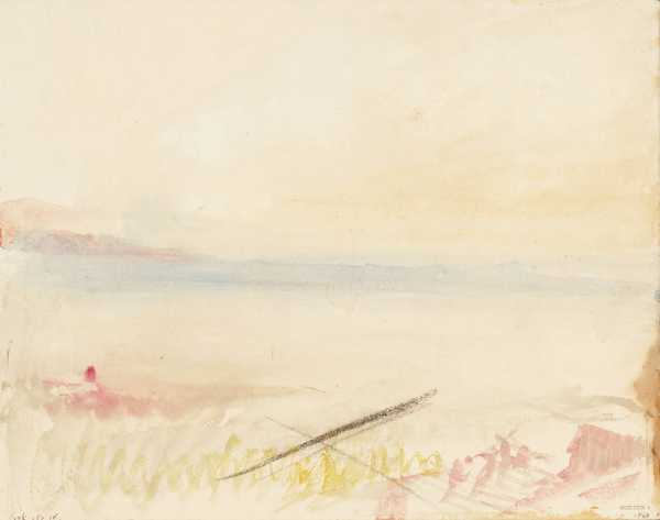 ‘View on Lake‘, Joseph Mallord William Turner, 1841 | Tate