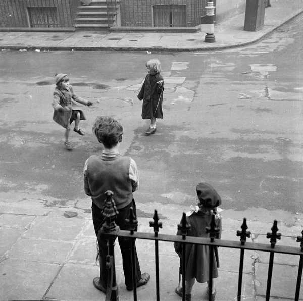 Photograph of children playing in the street‘, Nigel Henderson, [1949 ...