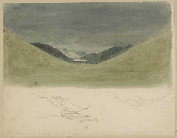 Thirlmere: Below, Detailed Sketches Showing the Lake and Mountains